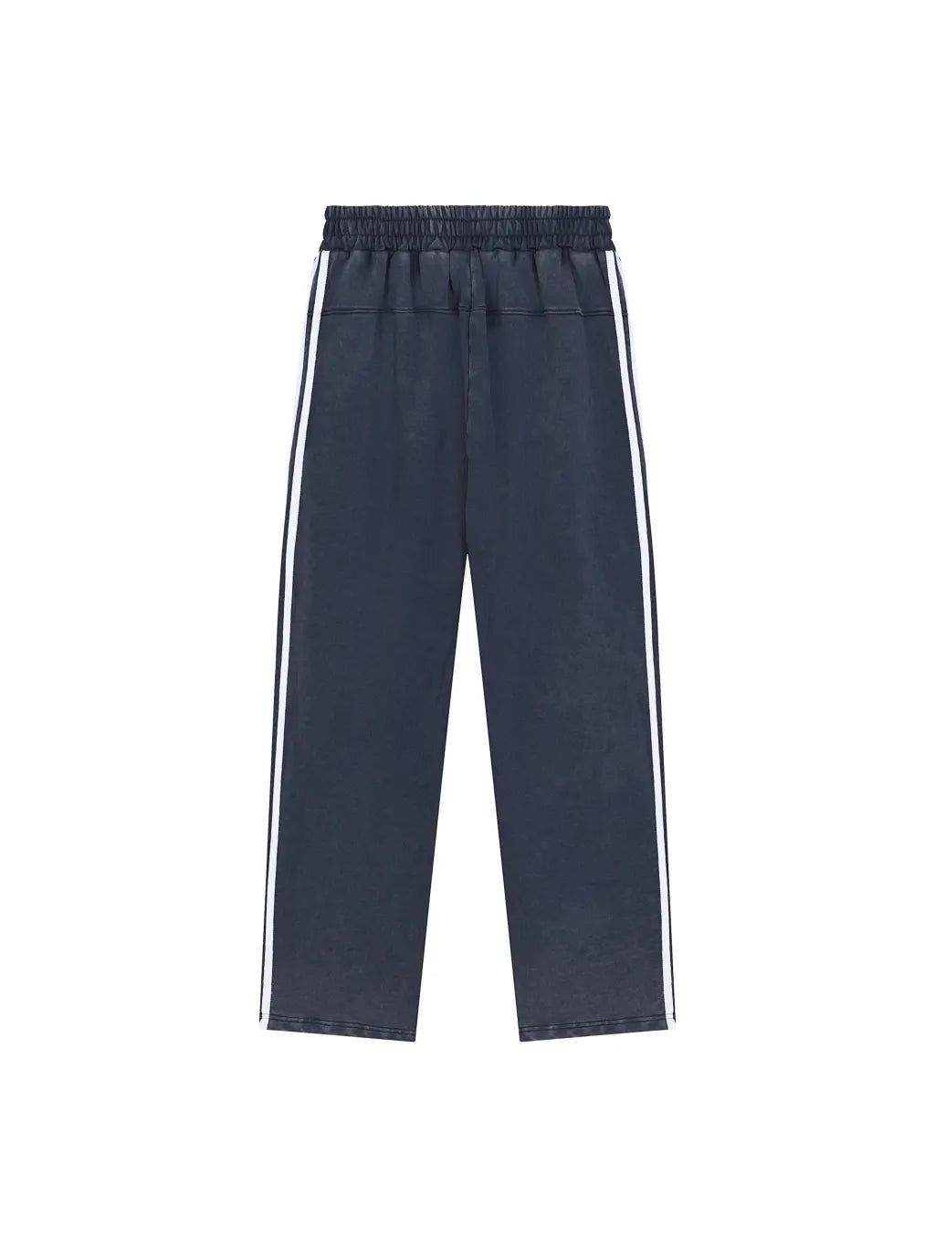 Snow Washed Contrast Tape Sweatpants (Blue)