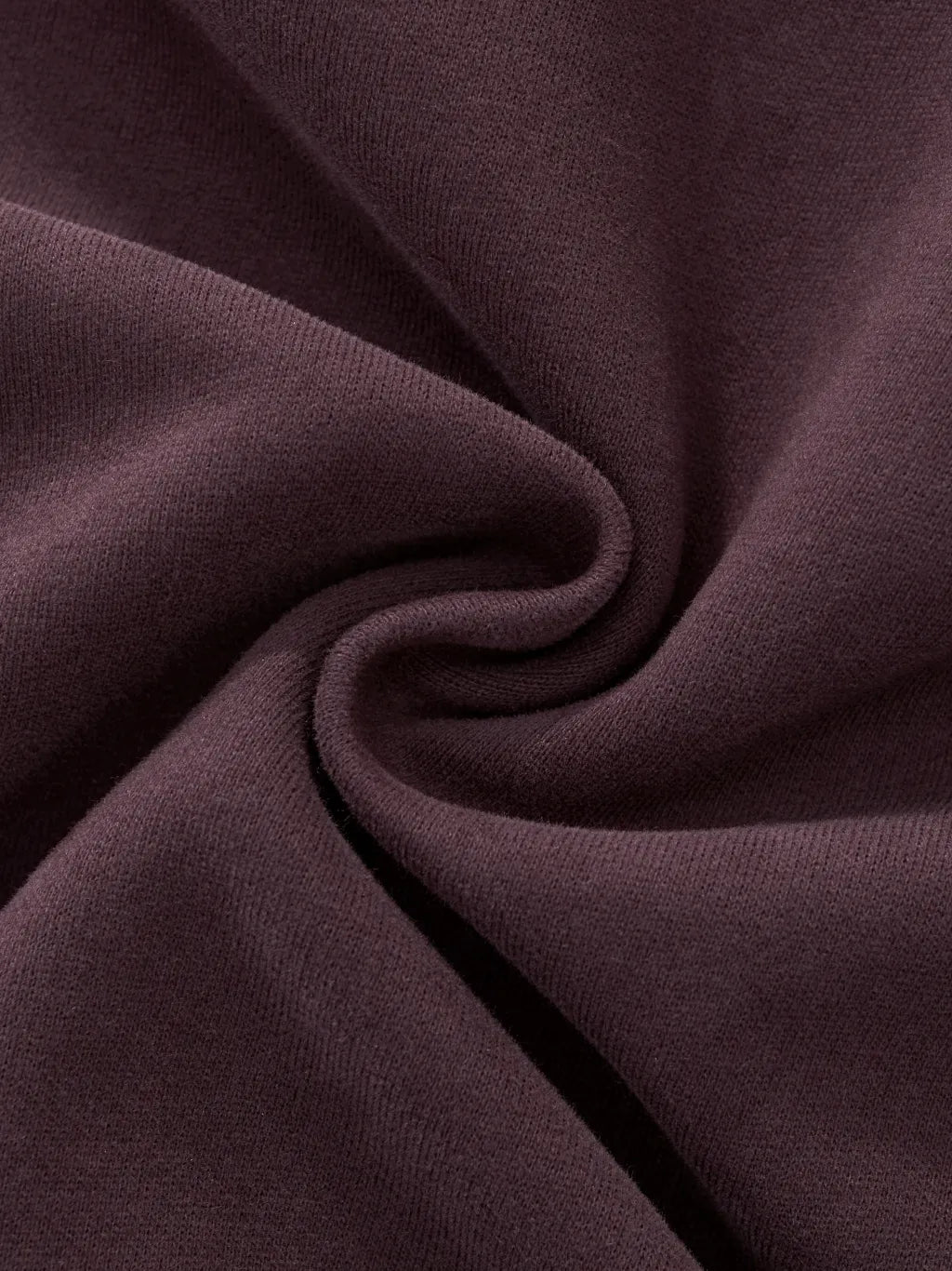 Essential Woman Cropped Zip-Up Hoodie (Dark Reddish Purple)